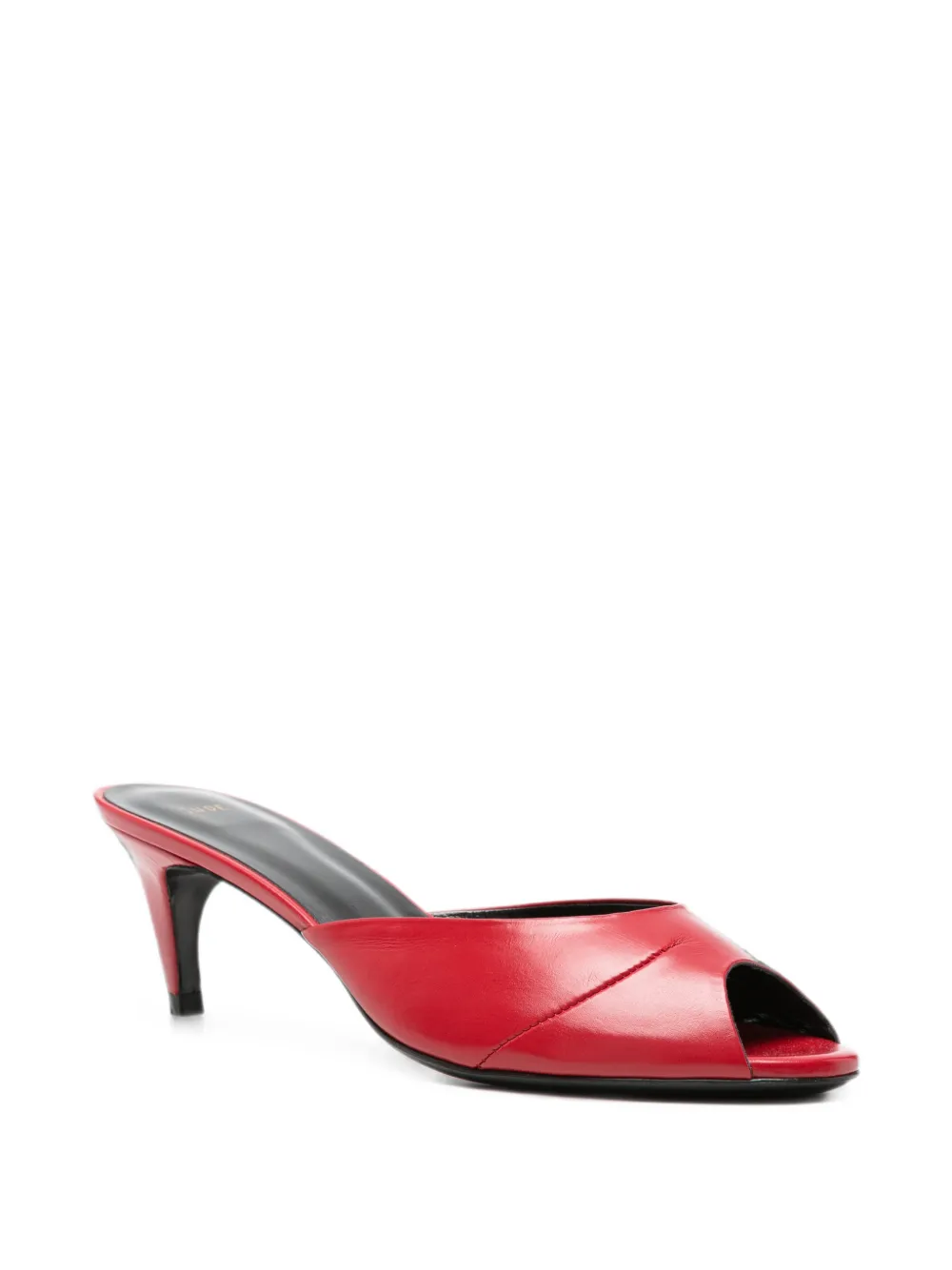 Jude Cave peep-toe sandals Rood
