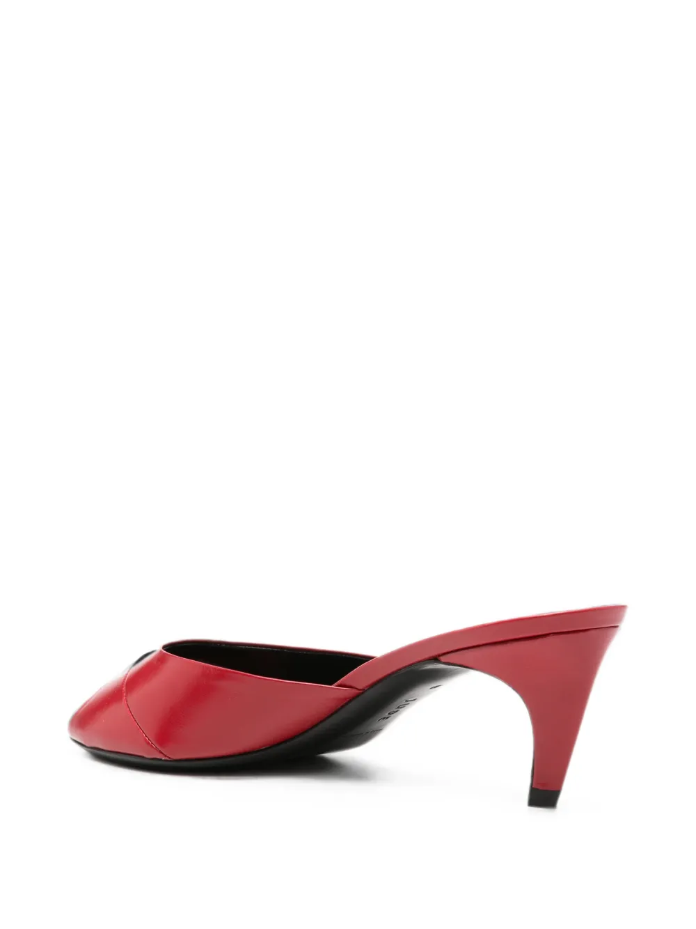 Jude Cave peep-toe sandals Rood