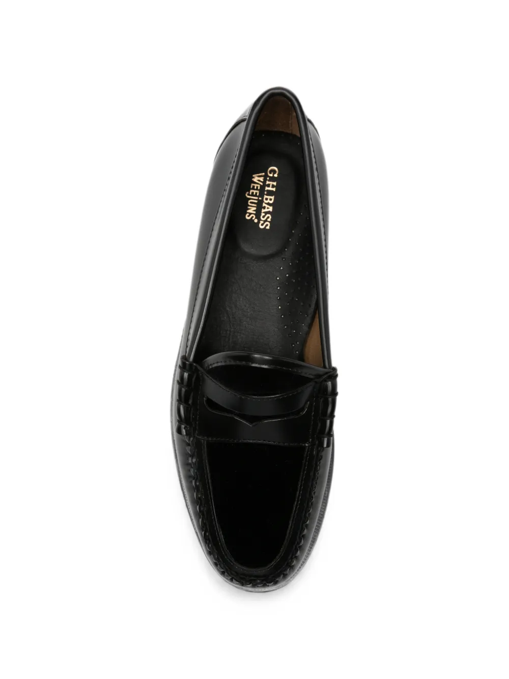 G.H.Bass Weejun Larson velvet loafers Zwart