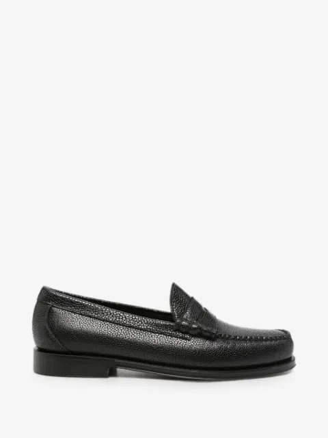 G.H.Bass Weejuns Larson stingray-effect leather loafers