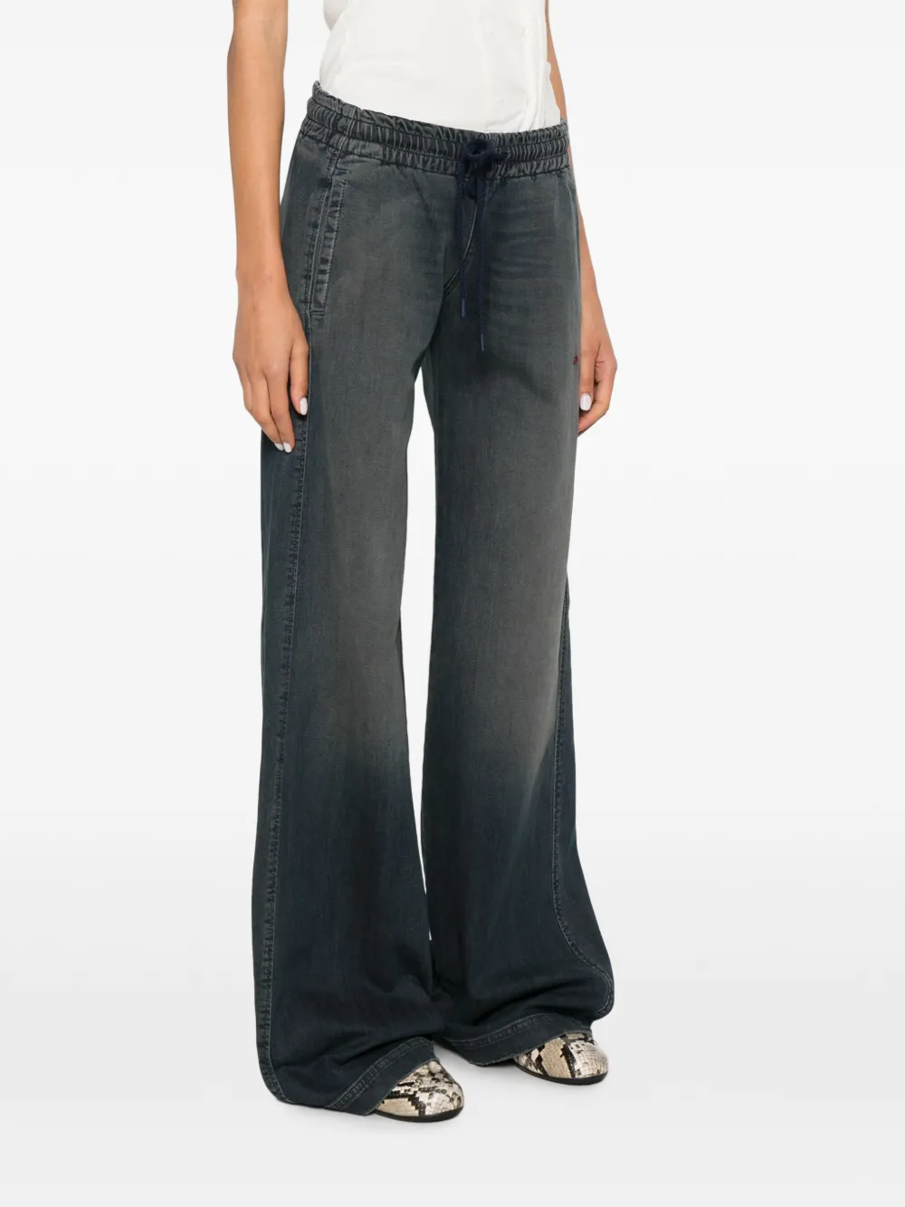 Diesel D-Ainty jeans met trekkoord Blauw