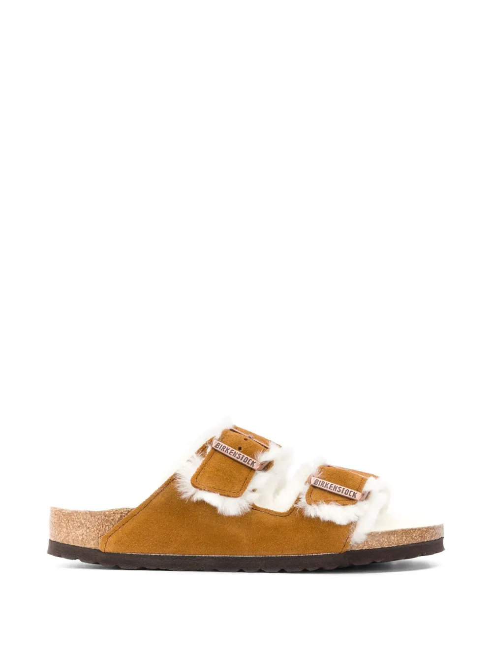 Birkenstock Arizona fur sandals - Toni neutri