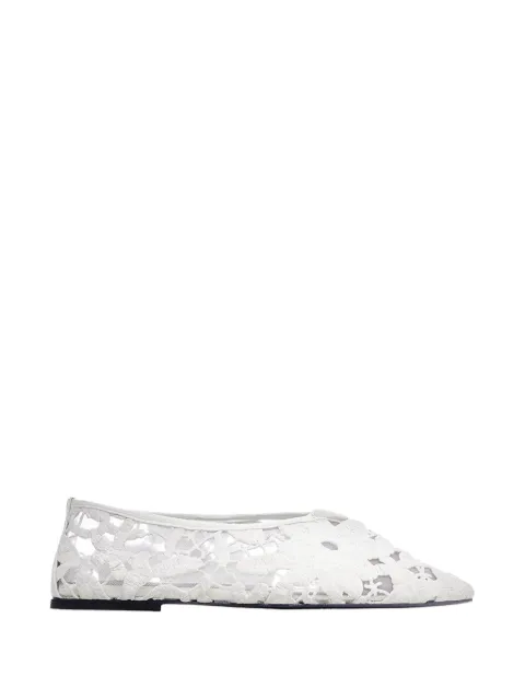 Vanda Novak Jasmine lace-design ballerina flats
