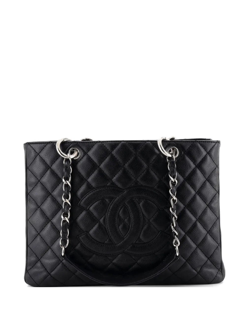 CHANEL Pre-Owned Grand Shopping Quilted Caviar tote bag - Nero