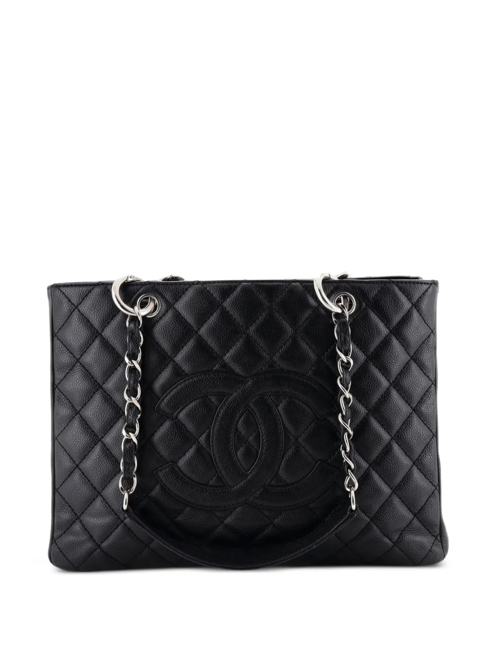 CHANEL Pre-Owned Grand Shopping Quilted Caviar tote bag - Black