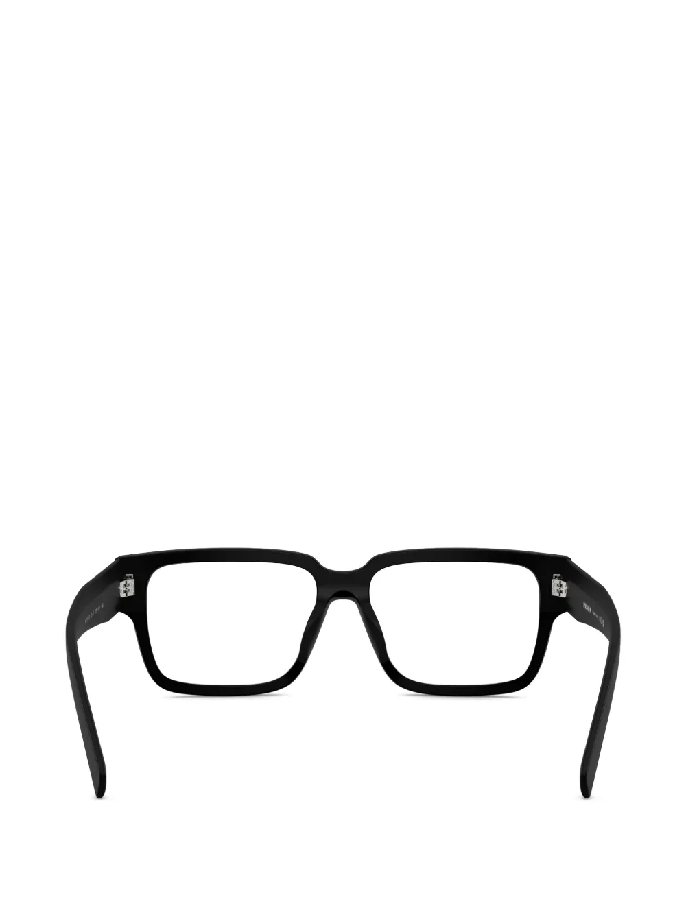 Prada Eyewear Bril met rechthoekig montuur Zwart