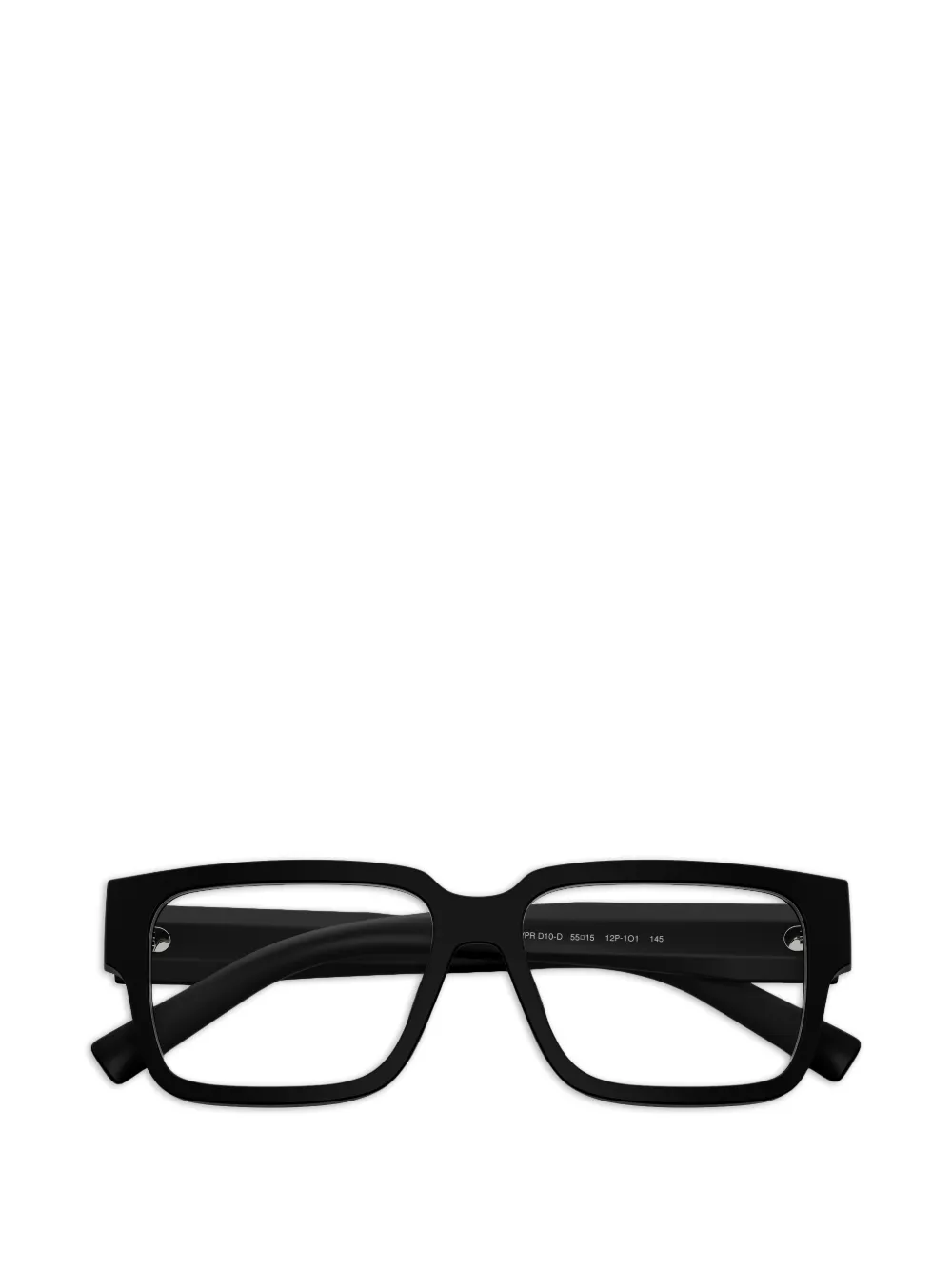 Prada Eyewear Bril met rechthoekig montuur Zwart