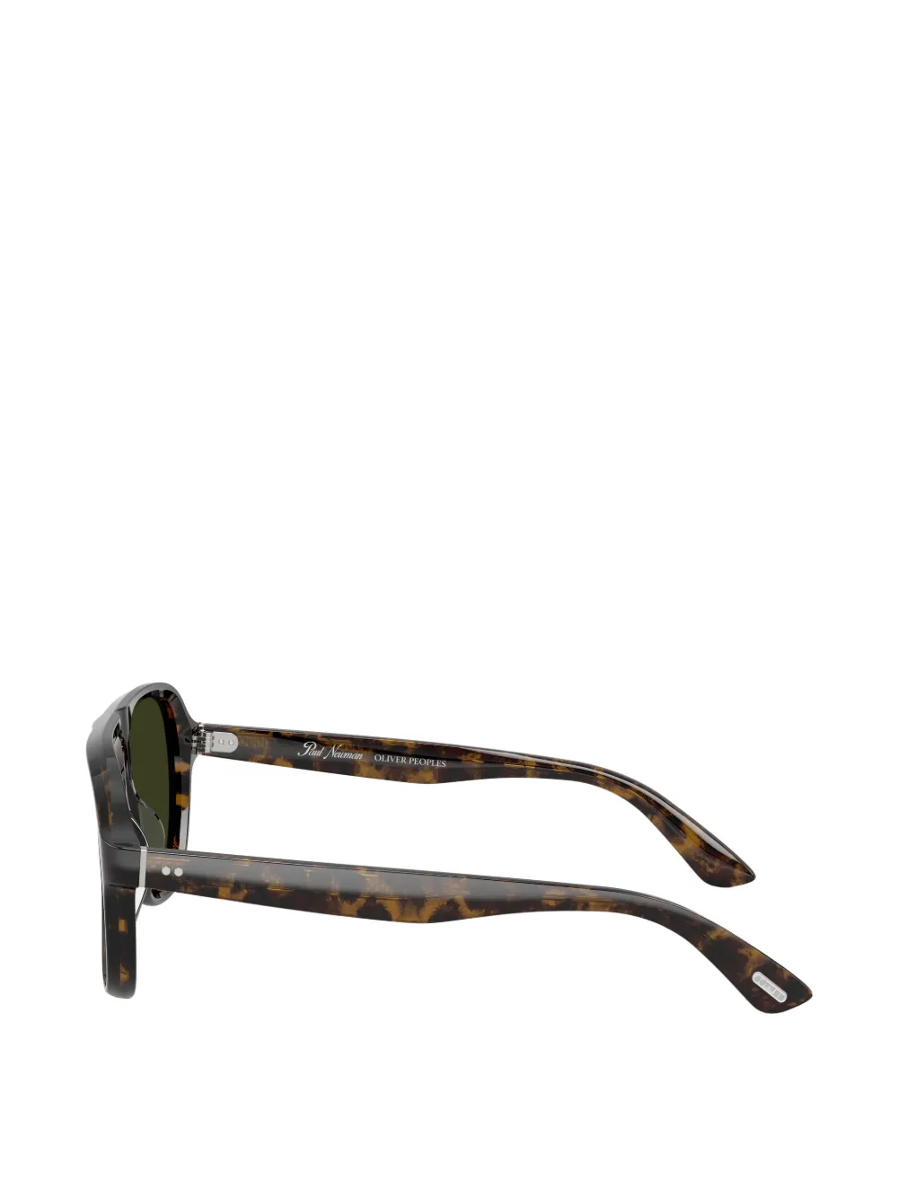 Oliver Peoples x Paul Newman zonnebril met piloten montuur Bruin