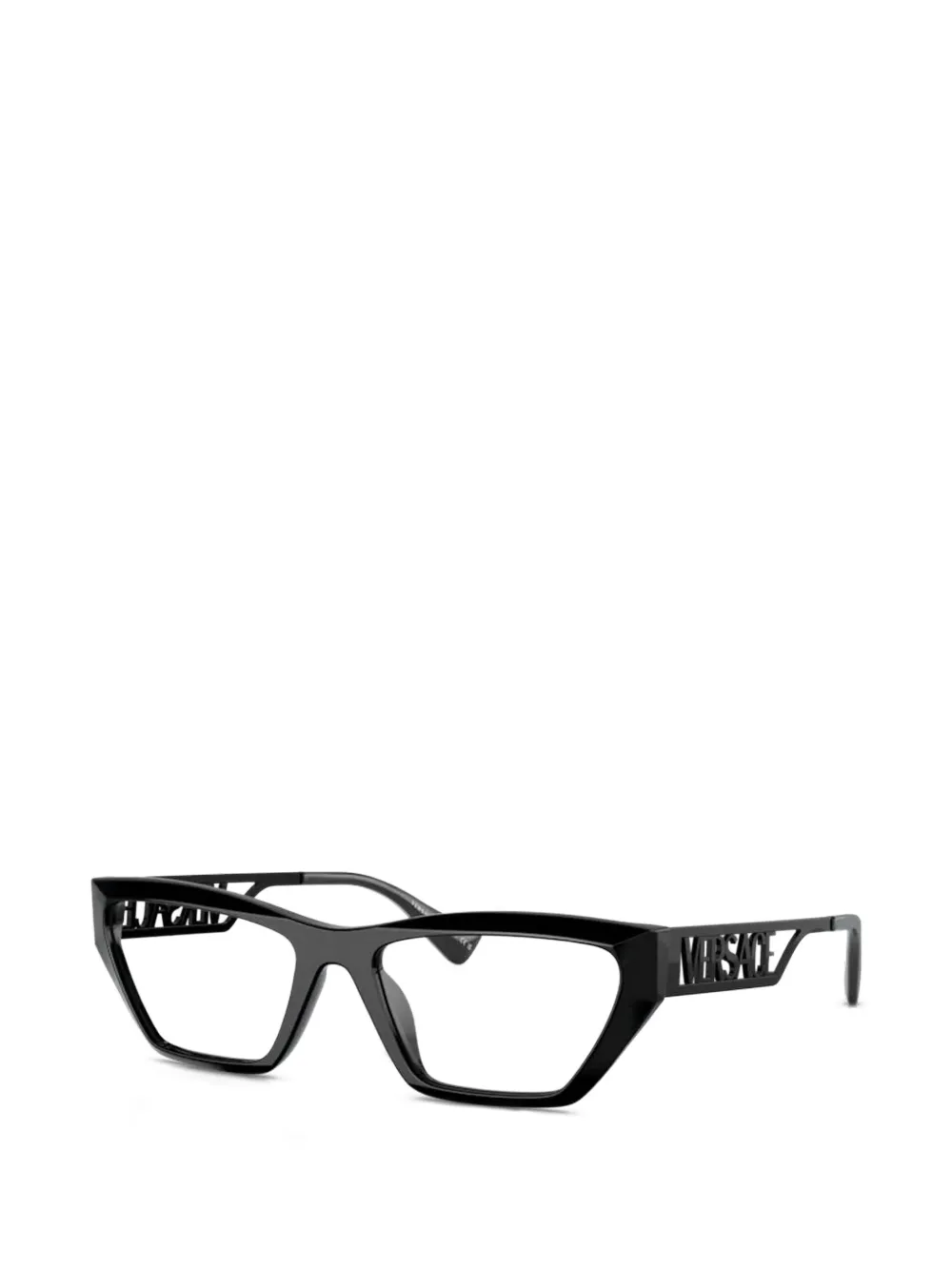 Versace Eyewear cut-out cat-eye glasses - Nero