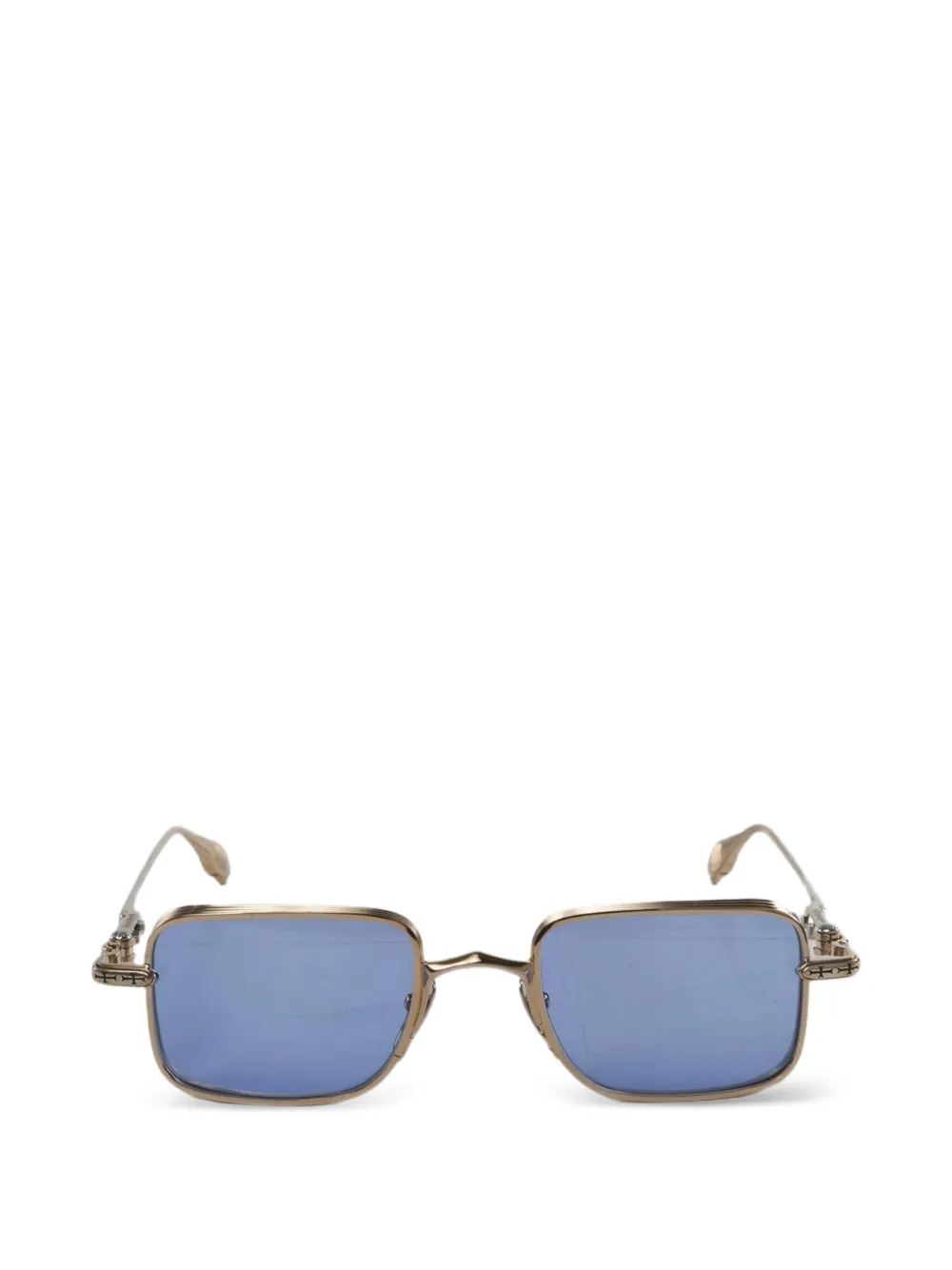 Chrome Hearts engraved square-frame sunglasses - Oro