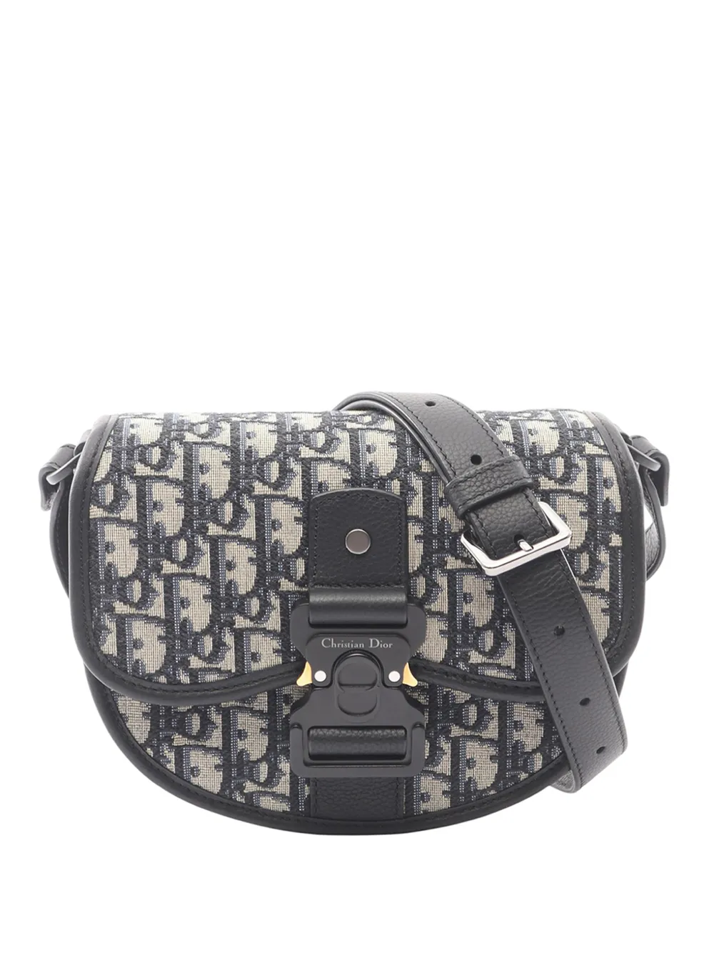 Christian Dior Pre-Owned 2010-2026 Mini Oblique Canvas Gallop crossbody bag - Toni neutri