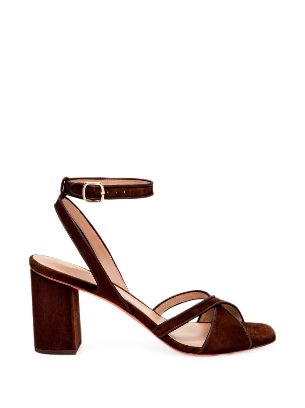 Santoni Attina block-heel sandals Bruin