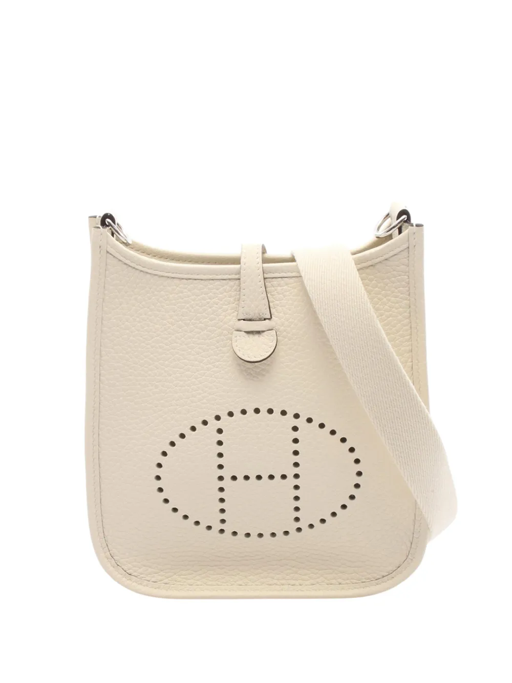 Hermès Pre-Owned 2025 Clemence Evelyne TPM shoulder bag - Nude