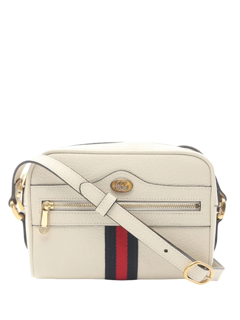 Gucci Pre-Owned 2016-2026 Mini Leather Ophidia crossbody bag - Toni neutri