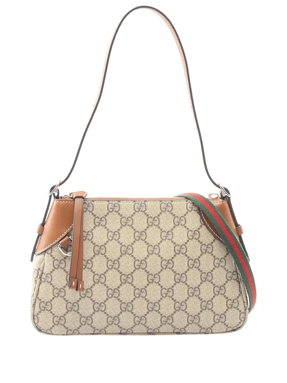Gucci Pre-Owned 2016-2026 Medium GG Supreme Emblem shoulder bag - Toni neutri