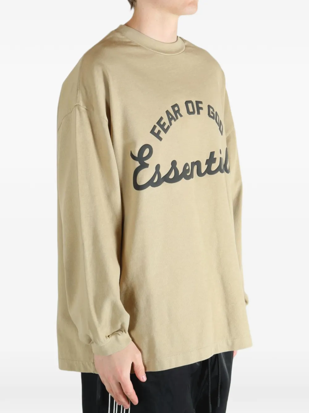Essentials Logo-print T-shirt In Neutral
