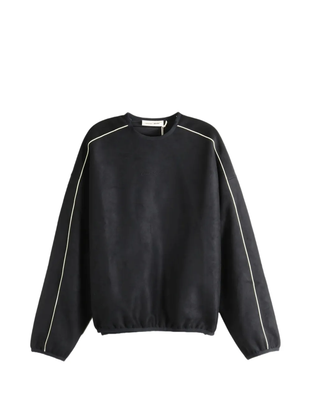 FEAR OF GOD ESSENTIALS suede fleece Signature Modern sweater - Schwarz