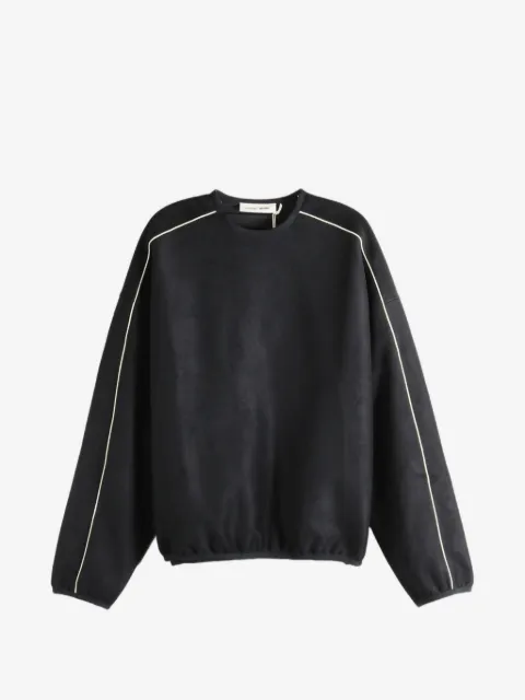 FEAR OF GOD ESSENTIALS Signature Modern-sweater i fleece og ruskind
