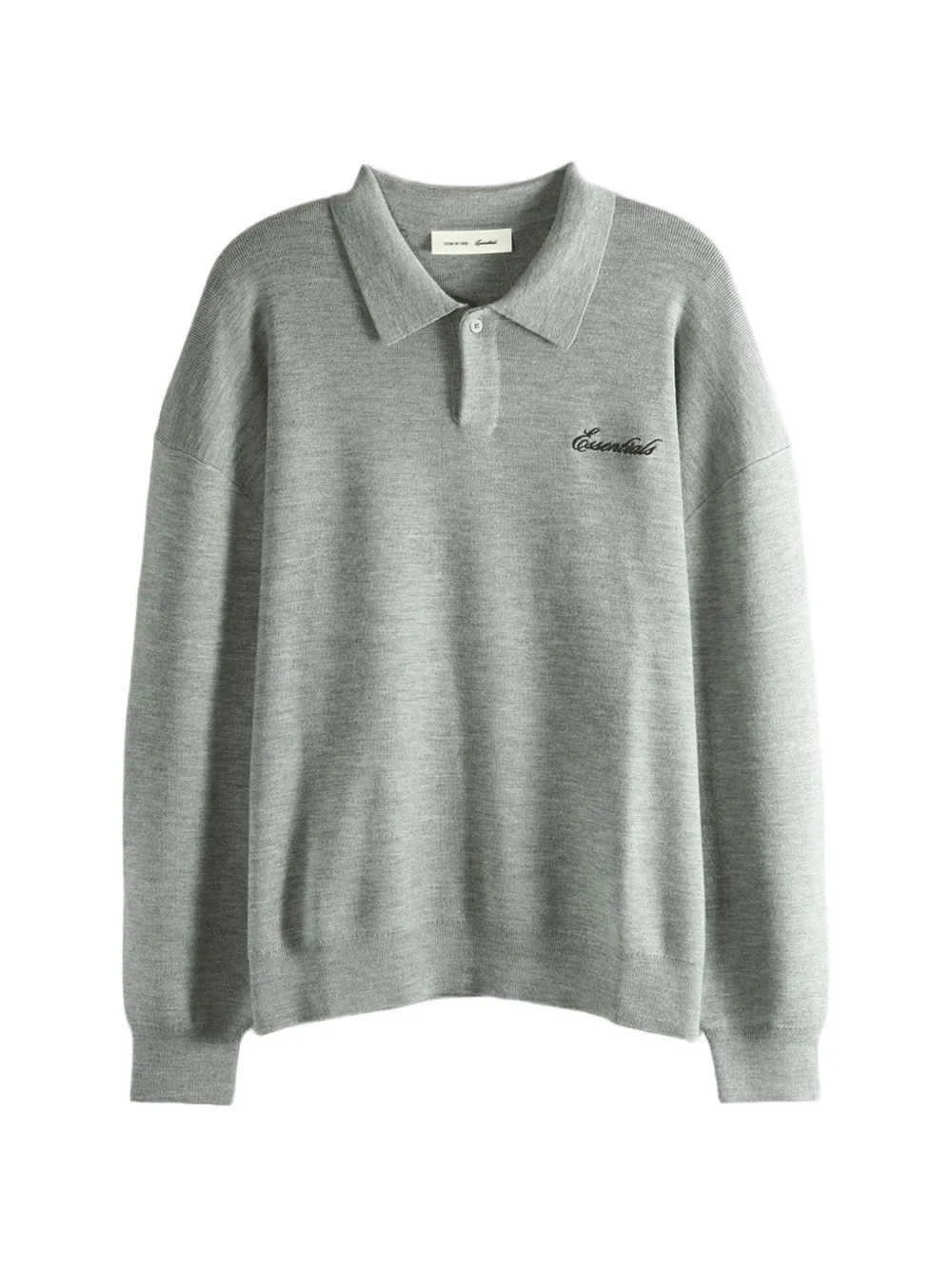 FEAR OF GOD ESSENTIALS Signature 90's polo shirt - Grigio