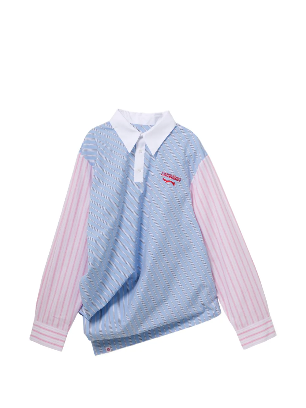 Charles Jeffrey Loverboy Topsy turvy shirt - Blu