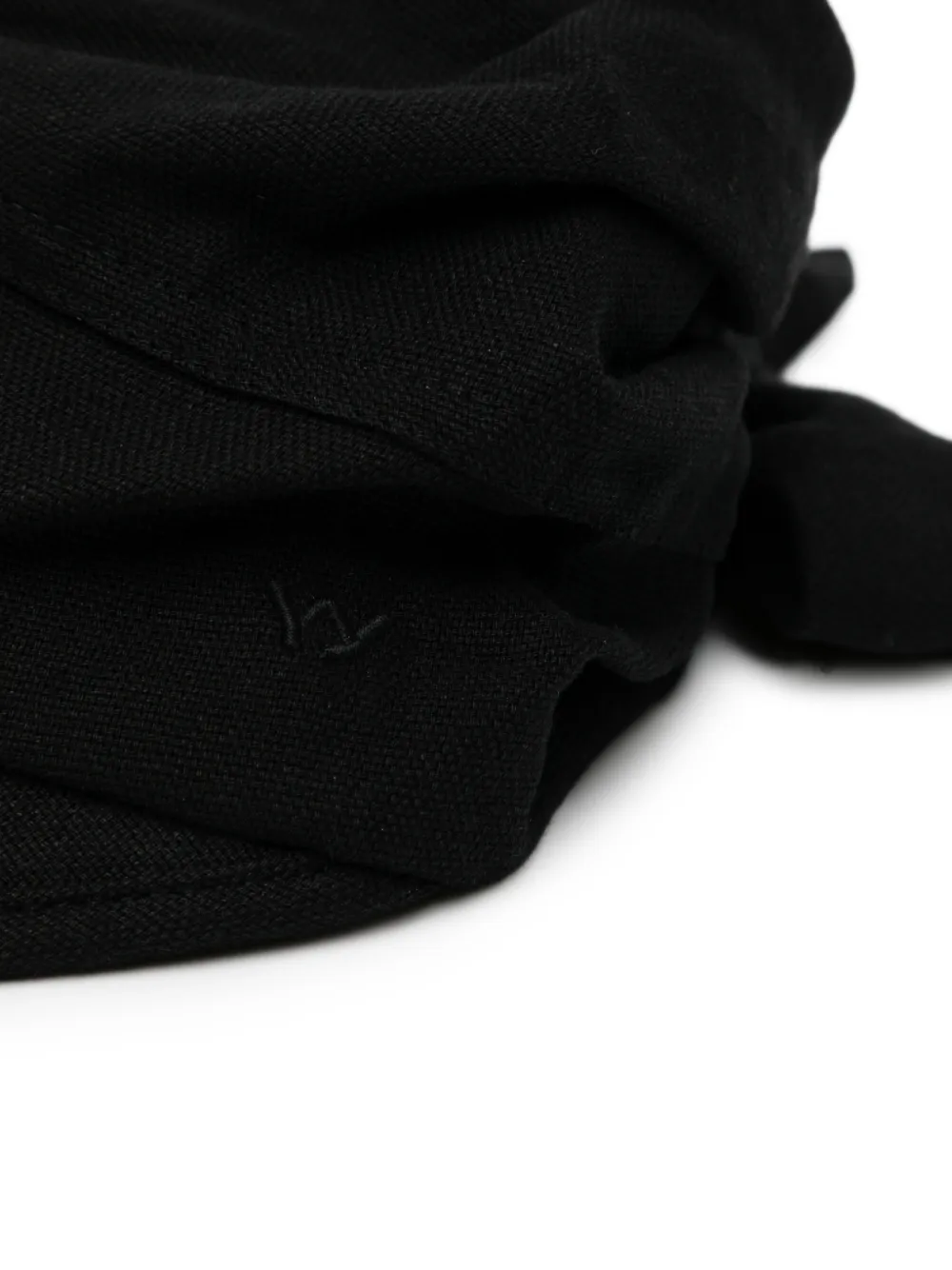  Open Yy Gorra Con Lazo - Negro 