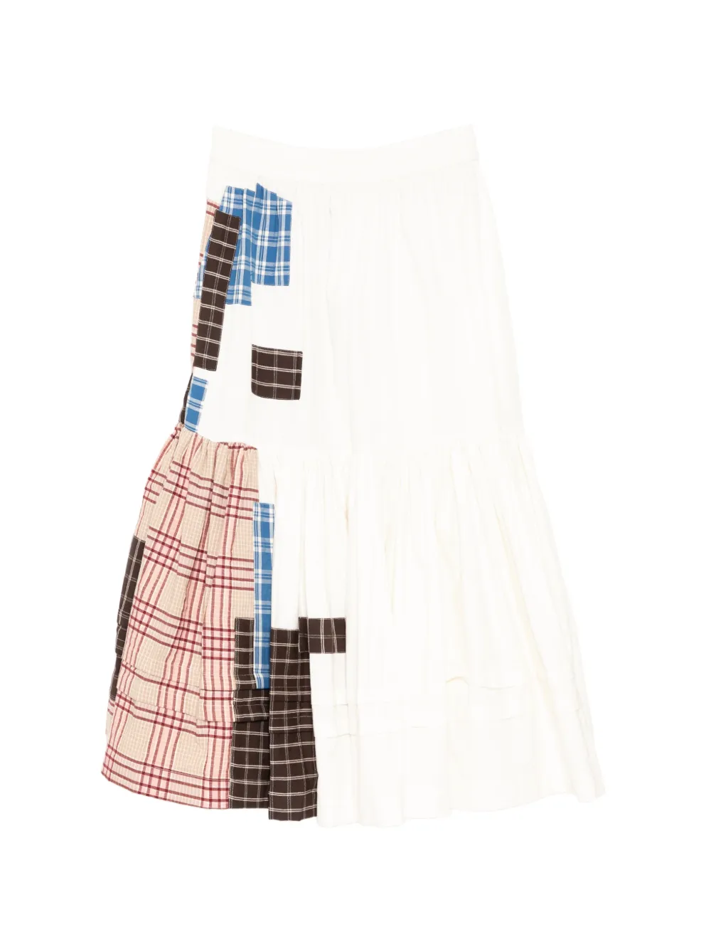  Story Mfg. Falda Midi Field - Blanco 