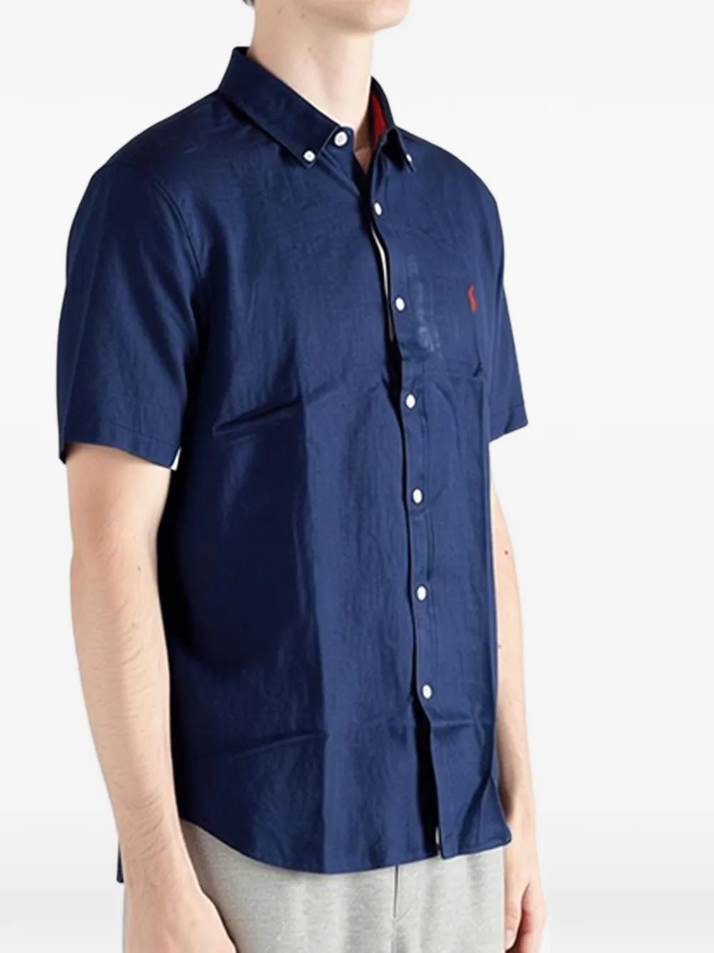 Polo Ralph Lauren Overhemd met geborduurd logo Blauw