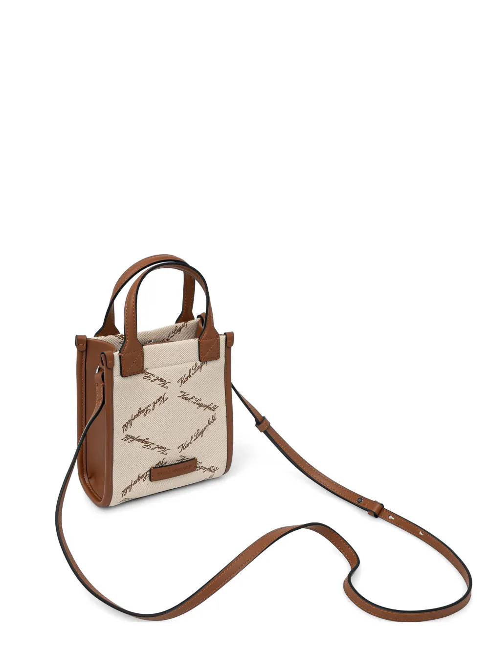 Karl Lagerfeld K/Ville logo-print cross body bag - Toni neutri