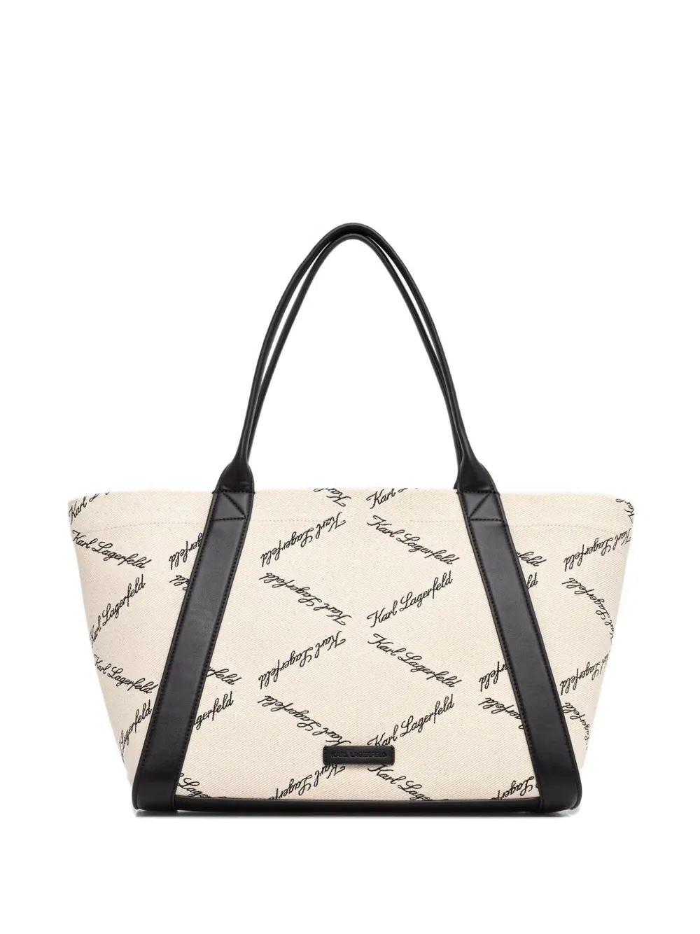Karl Lagerfeld K/Ville logo-print tote bag - Toni neutri