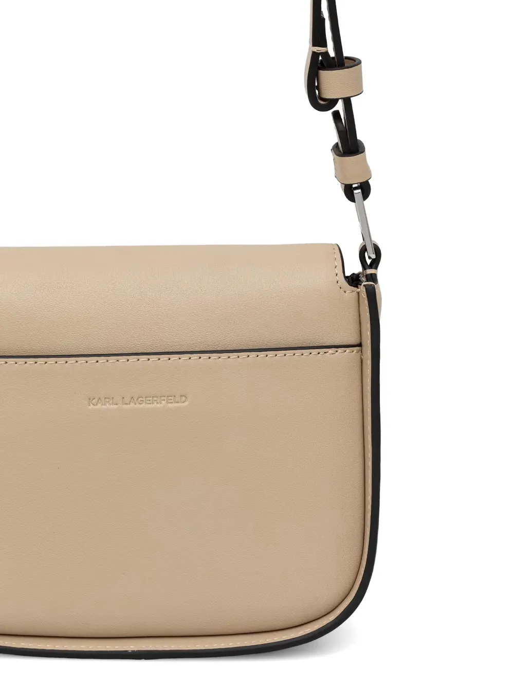 Karl Lagerfeld Schoudertas met verstelbare band Beige