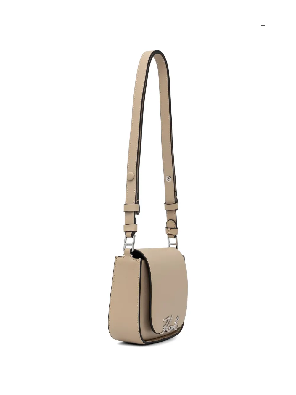 Karl Lagerfeld Schoudertas met verstelbare band Beige