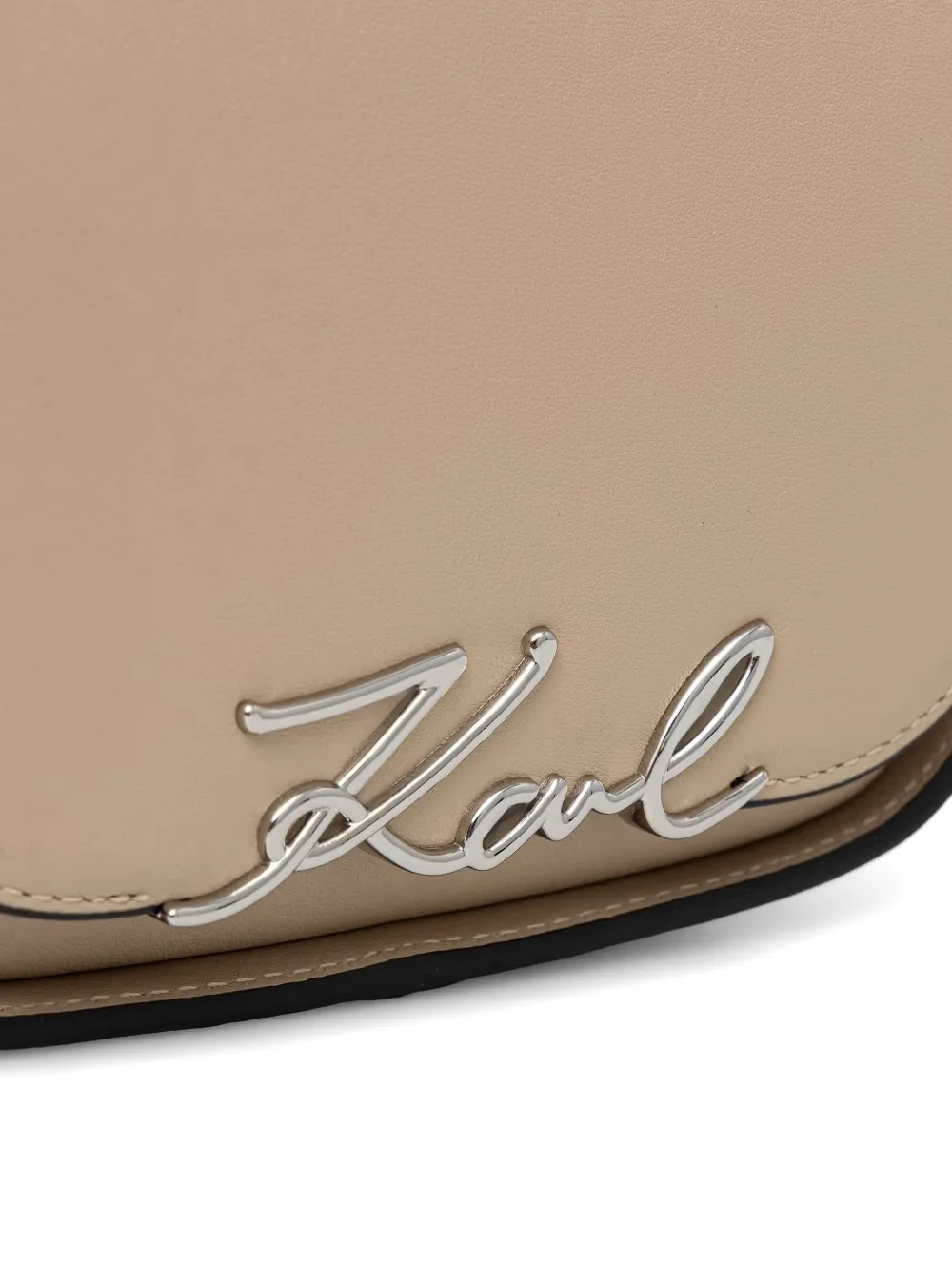 Karl Lagerfeld Schoudertas met verstelbare band Beige