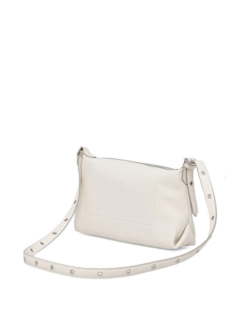 Karl Lagerfeld Schoudertas met logo-plakkaat en ringlets Beige