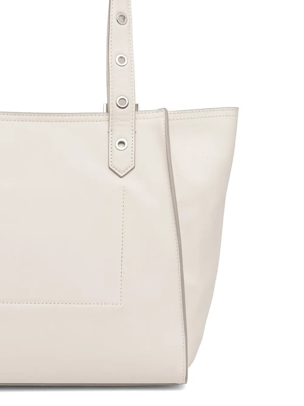 Karl Lagerfeld Shopper met ringlets en gespbandje Beige