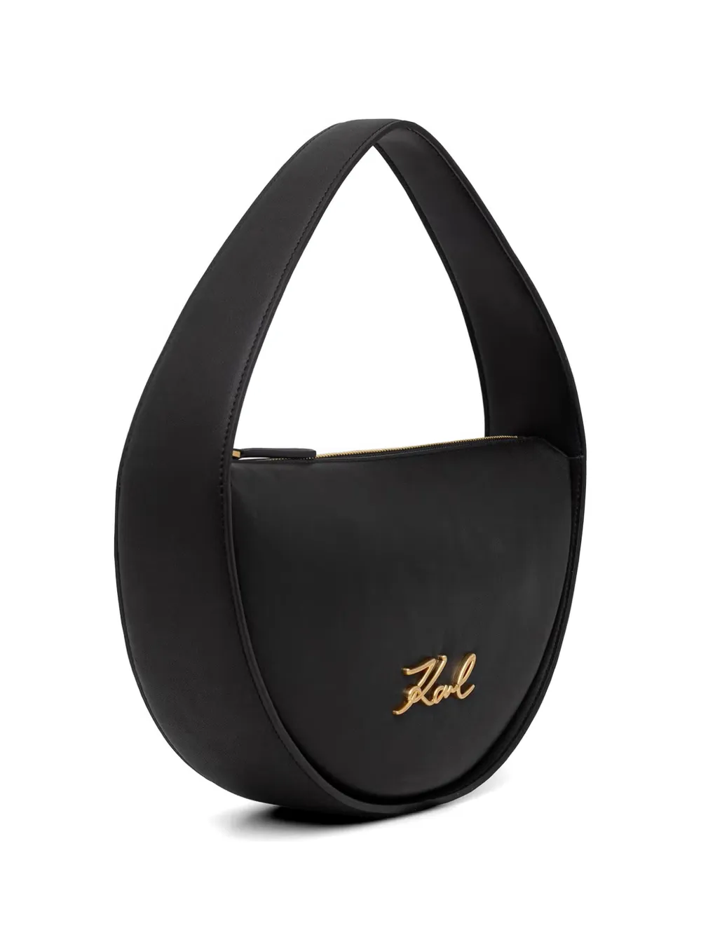 Karl Lagerfeld shopper met logoplakkaat Zwart