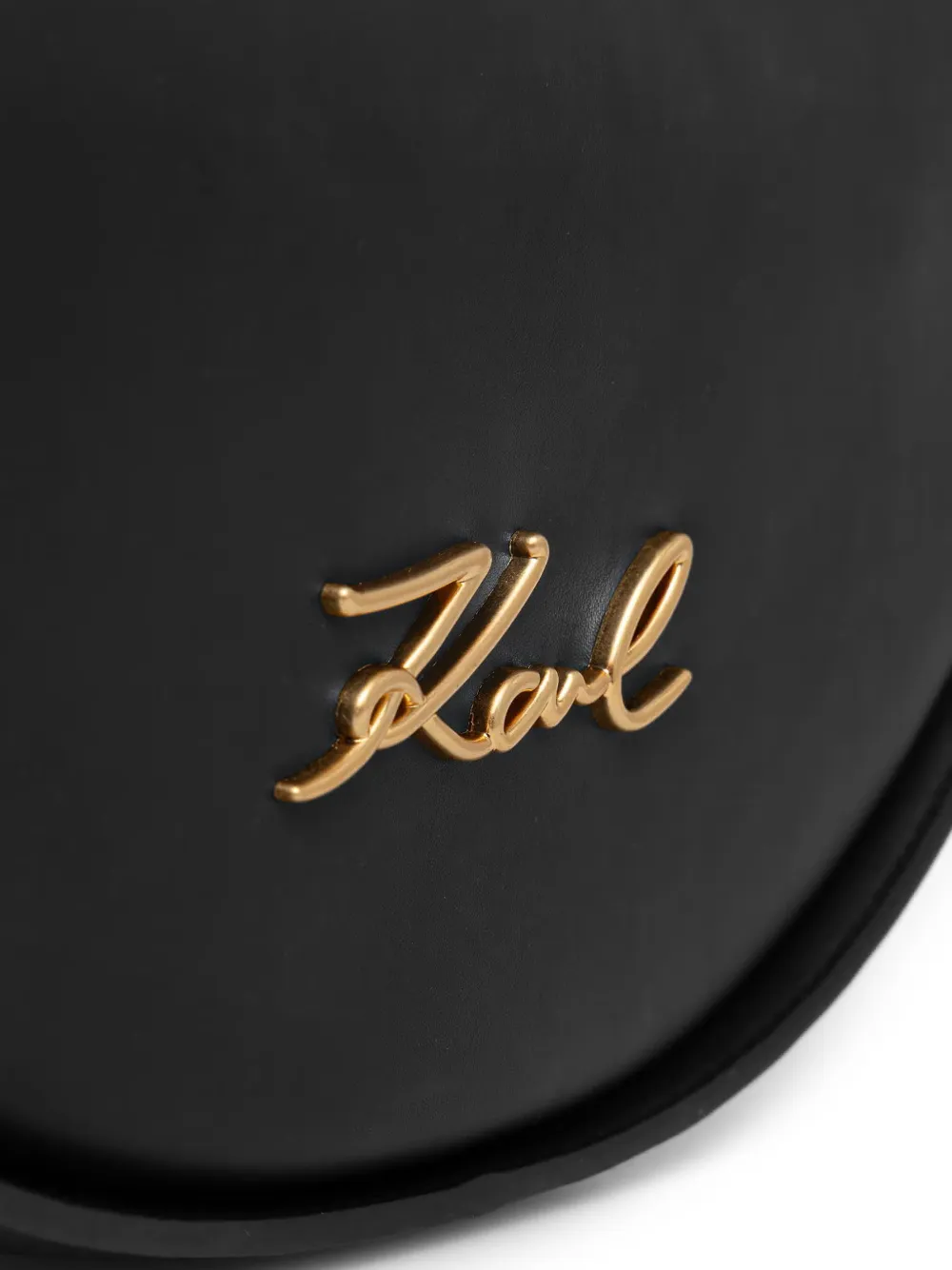 Karl Lagerfeld shopper met logoplakkaat Zwart
