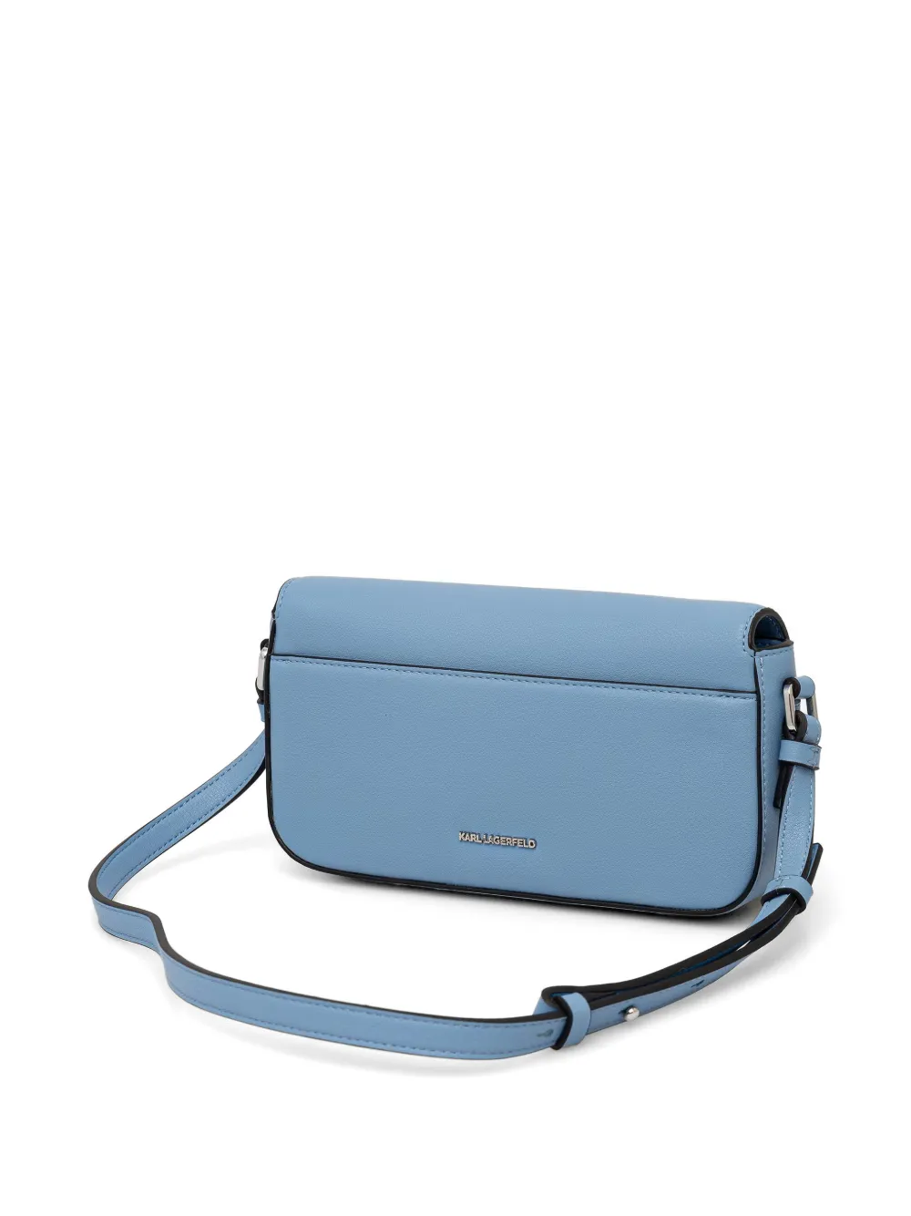 Karl Lagerfeld Schoudertas met logo-reliëf Blauw