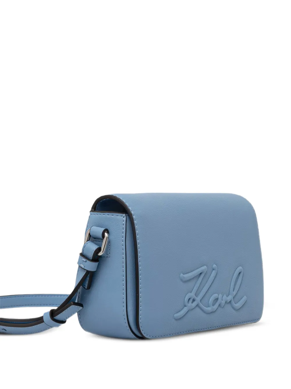 Karl Lagerfeld Schoudertas met logo-reliëf Blauw