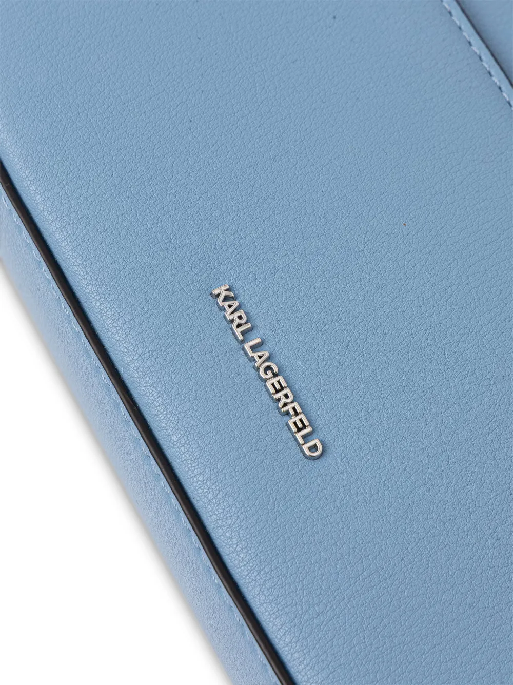 Karl Lagerfeld Schoudertas met logo-reliëf Blauw