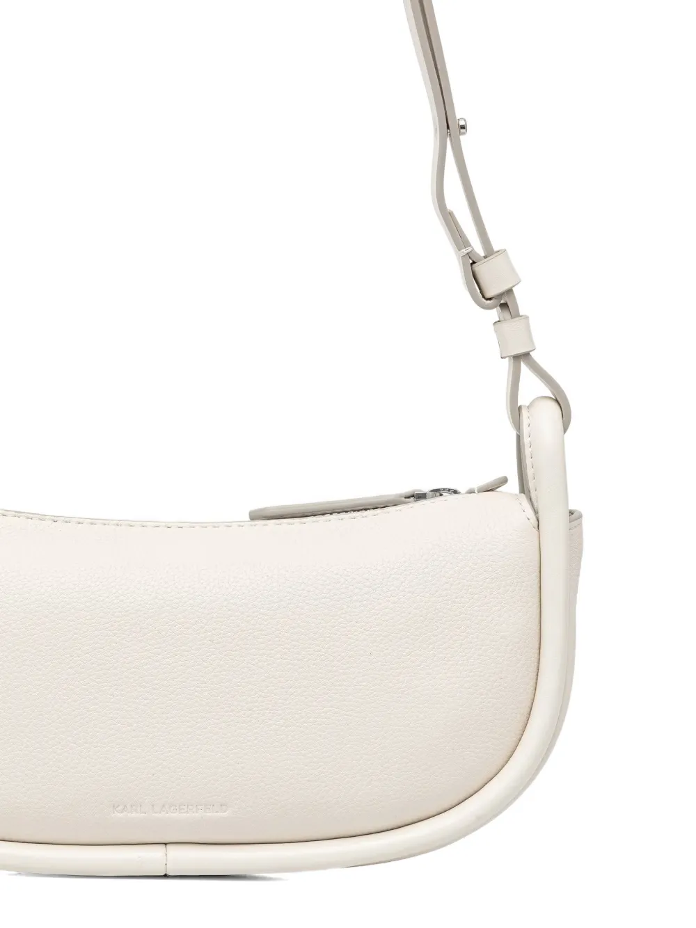 Karl Lagerfeld Schoudertas met logopatch Wit