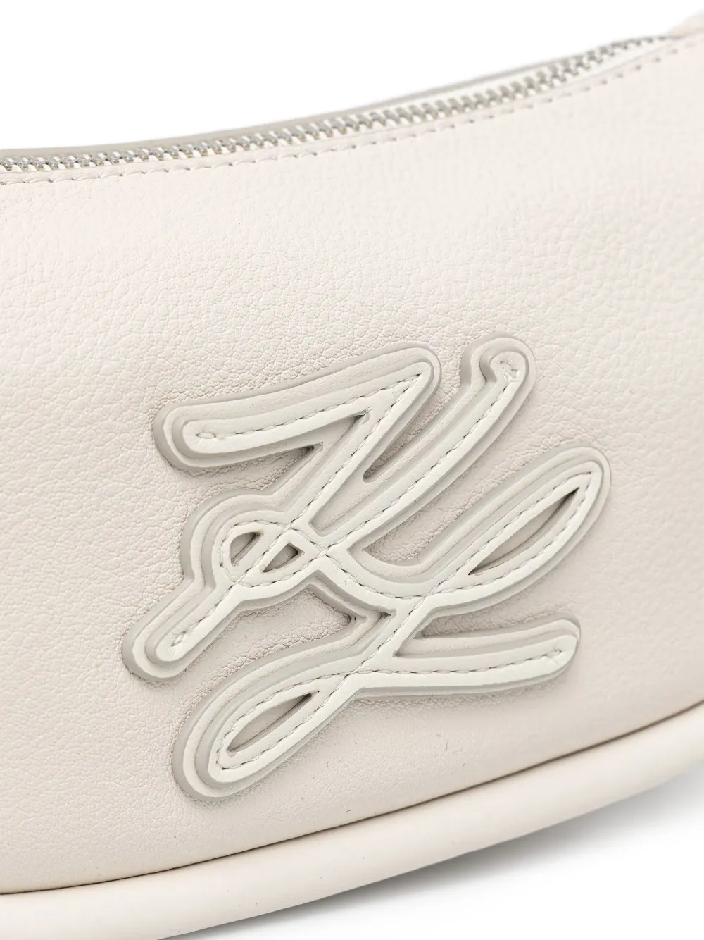 Karl Lagerfeld Schoudertas met logopatch Wit