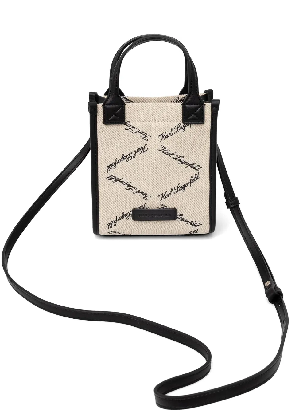 Karl Lagerfeld K/Ville logo-print cross body bag - Toni neutri