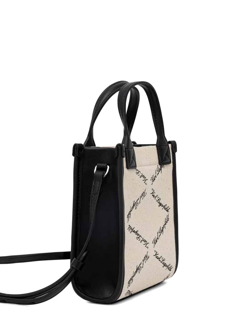 Karl Lagerfeld K Ville crossbodytas met logo-print Beige