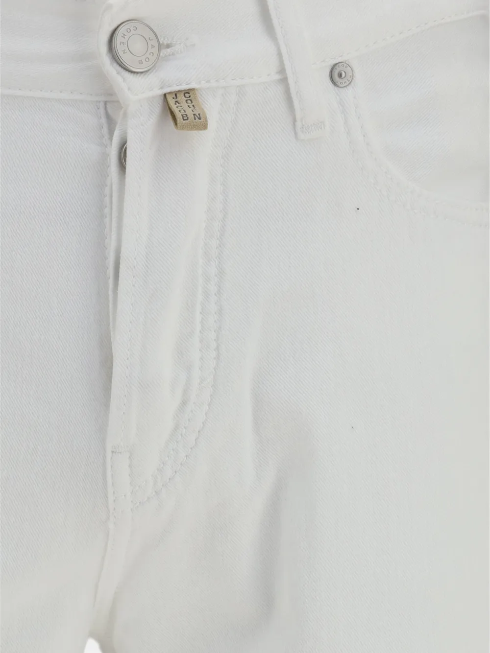 Jacob Cohën Edo jeans met vijf zakken Wit
