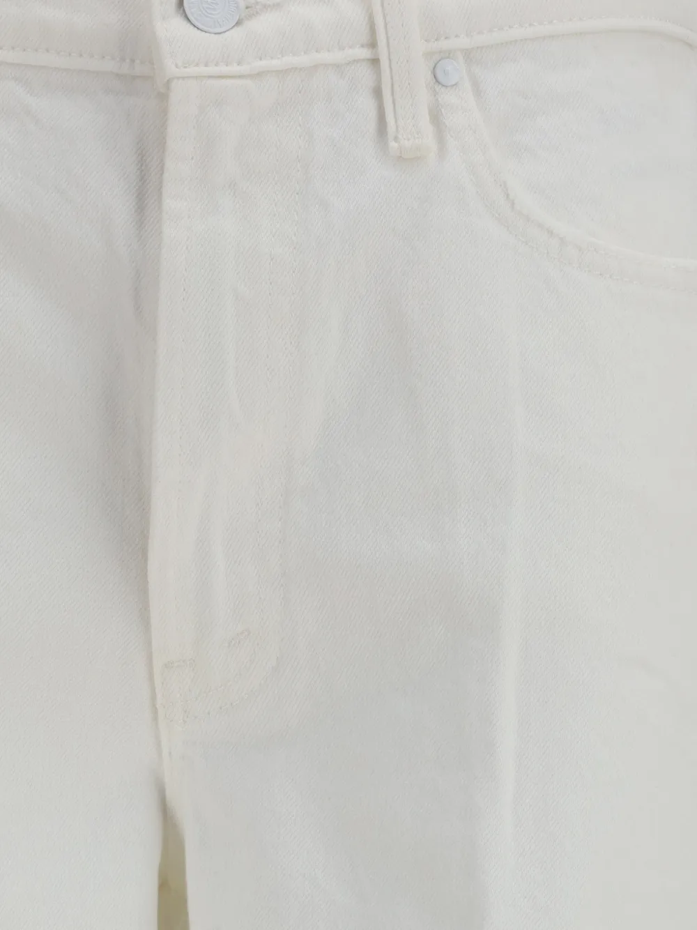 MOTHER Rabbit Hole cropped broek Wit
