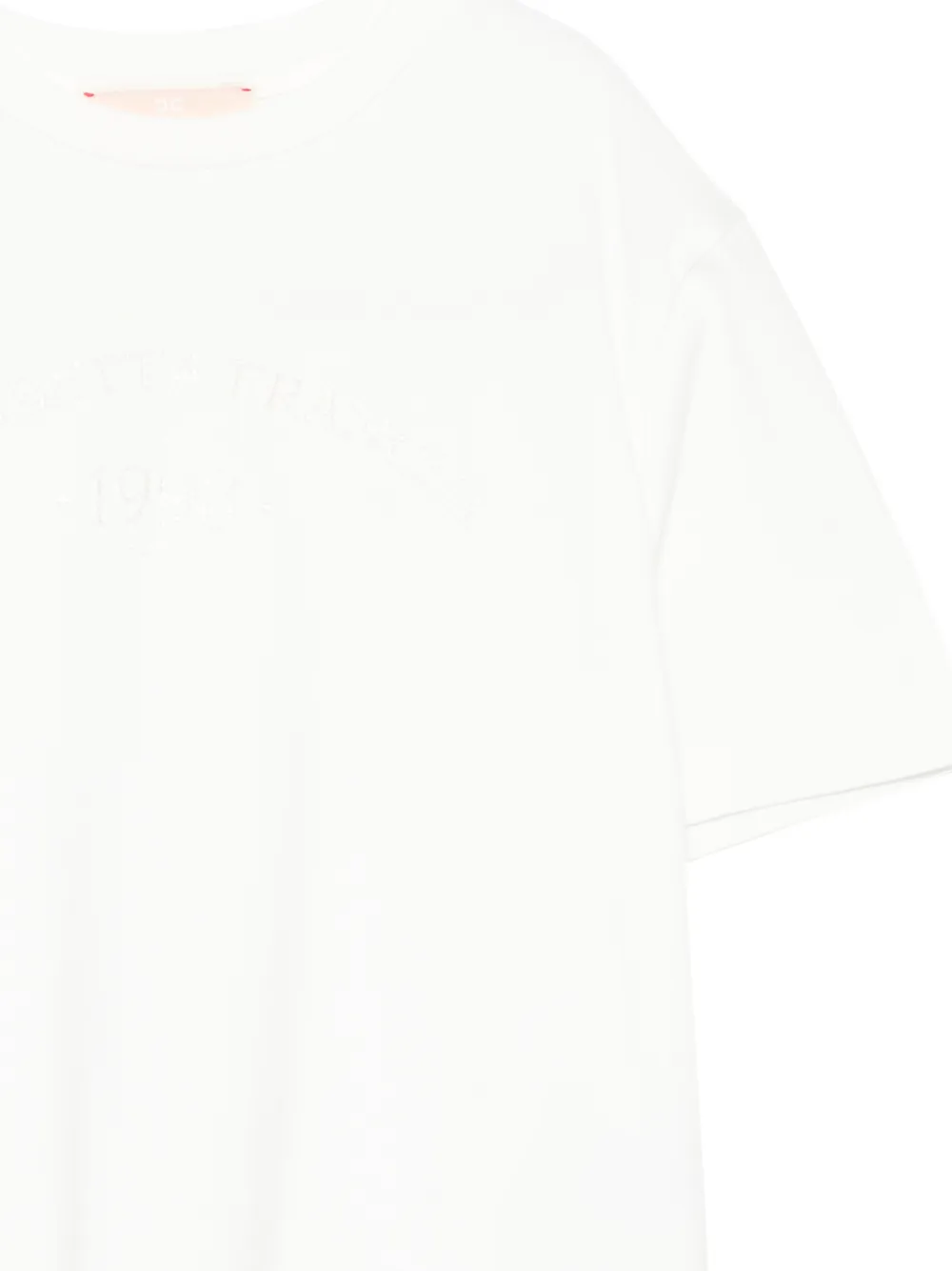 Elisabetta Franchi La Mia Bambina T-shirt verfraaid met kristallen Wit