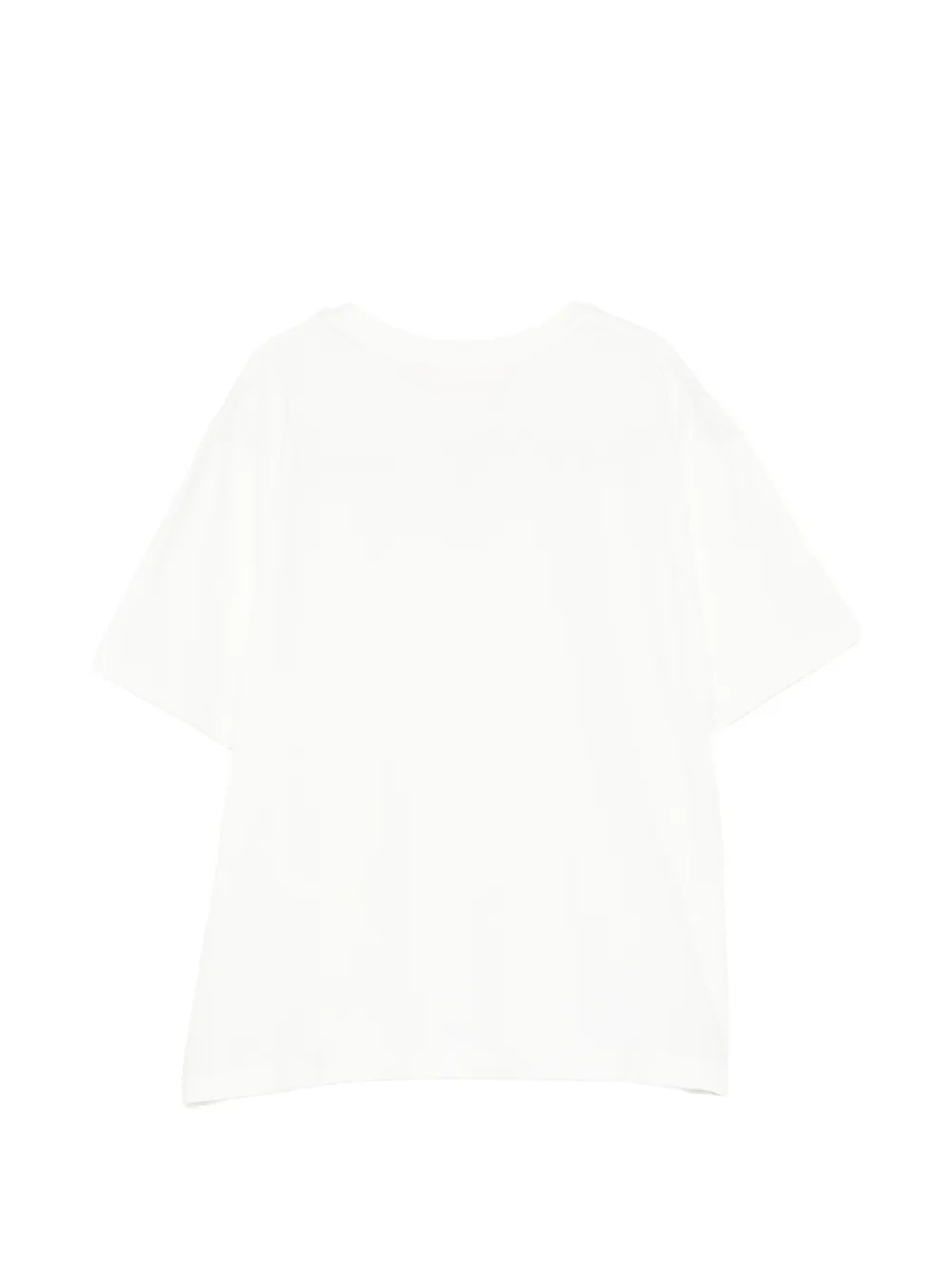 Elisabetta Franchi La Mia Bambina T-shirt verfraaid met kristallen Wit