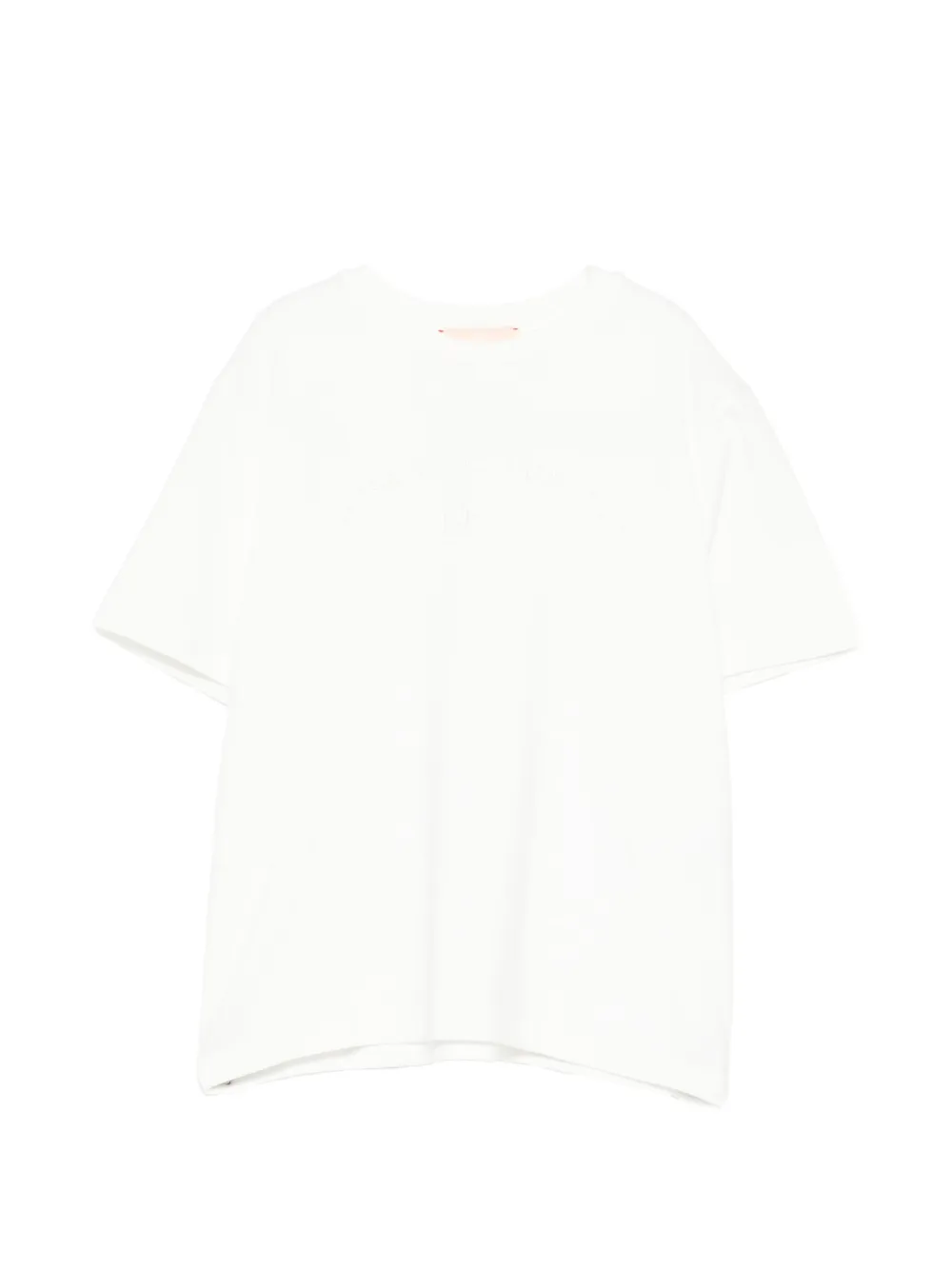 Elisabetta Franchi La Mia Bambina crystal-embellished T-shirt - Bianco