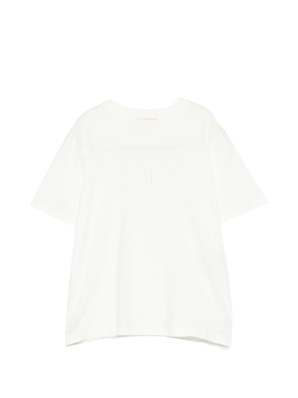 Elisabetta Franchi La Mia Bambina logo short-sleeve T-shirt - Bianco