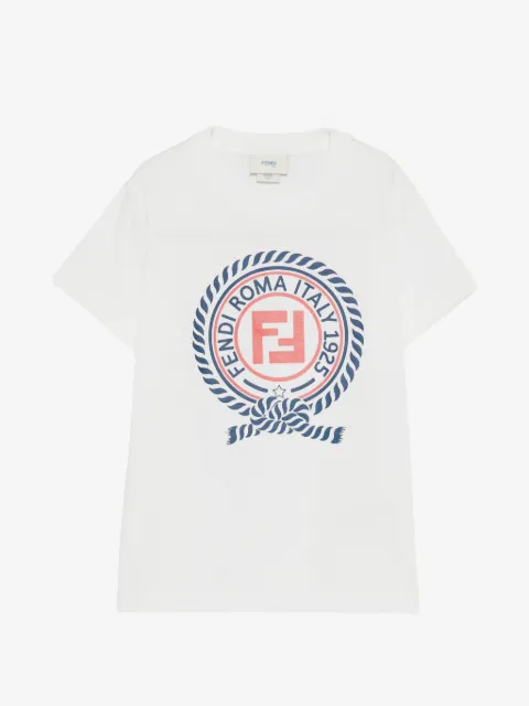Fendi Kids logo-print T-shirt